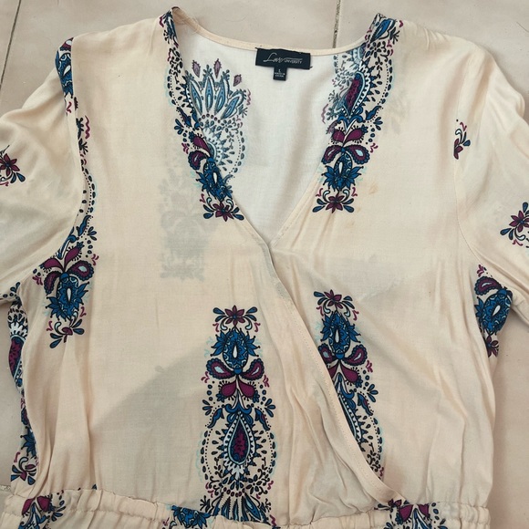 Cream Boho Romper - Picture 3 of 3